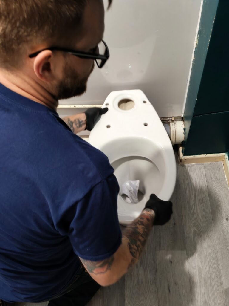 Professional toilet installation by The Bedfordshire plumber